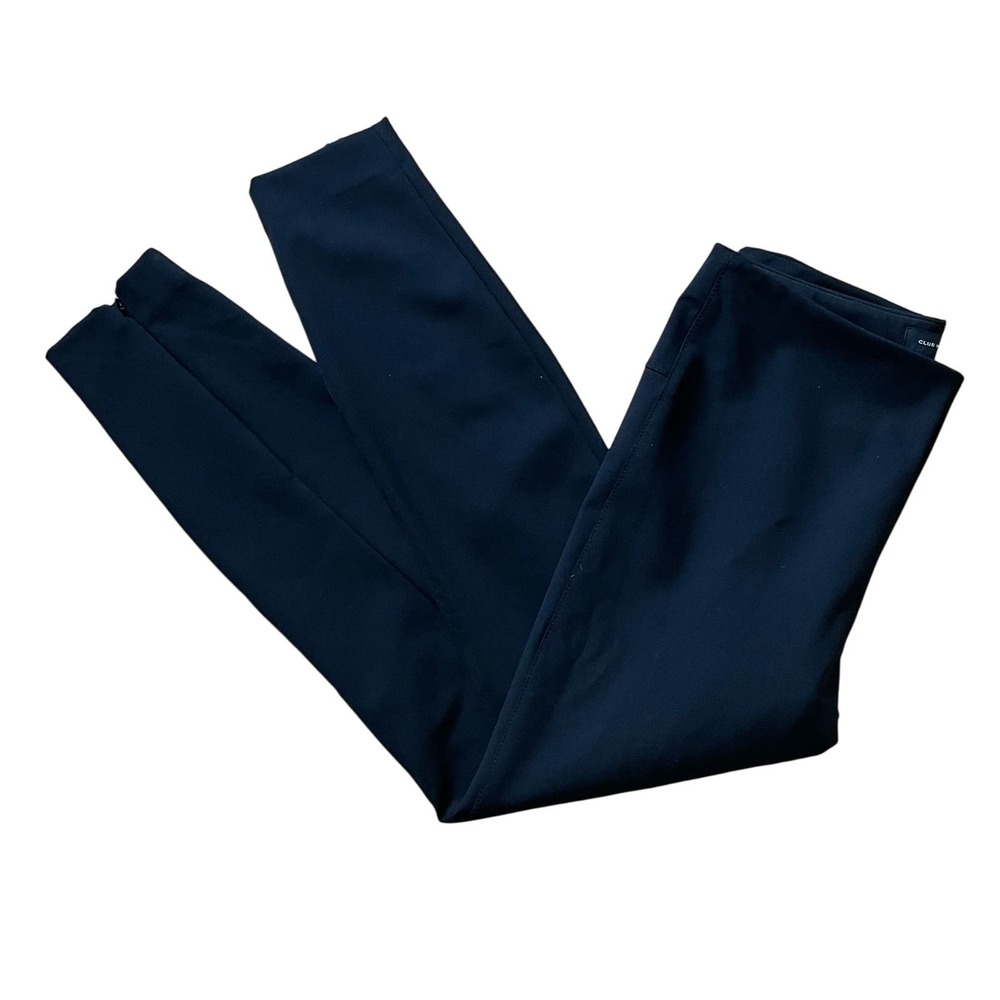 Club Monaco Black Zipper Ankle Skinny Leg Dress Pants 2